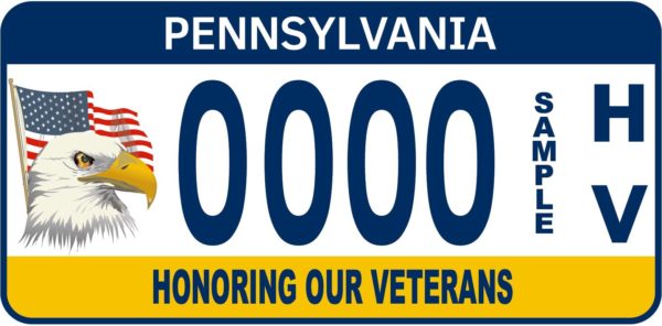 A pennsylvania license plate with the number 3 0, 0 0 0.